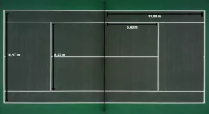 Tennisplatz Maße