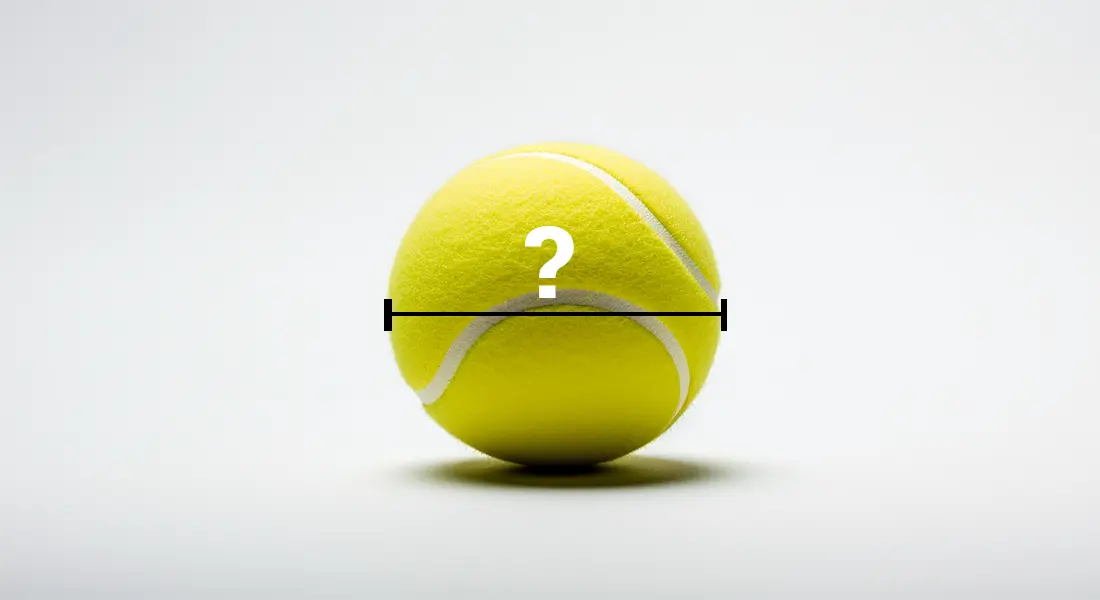 Tennisball Durchmesser