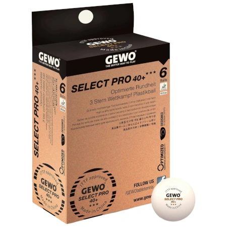 Gewo Select Pro Bester Tischtennisball Test